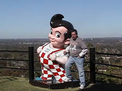 Bobby Schumann with Big Boy